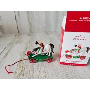 Hallmark pony for Xmas 2015 circus bear 18th new horse ornament Xmas tree